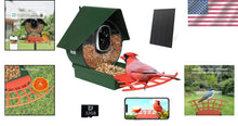 Load image into Gallery viewer, 1080P HD Bird Feeder Camera with Motion Detection - Perfect Gift for Bird Lovers