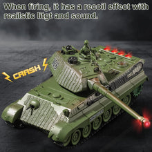 Load image into Gallery viewer, 2.4GHz Anti-Interference RC King Tiger Tank for Indoor &amp; Outdoor Adventures
