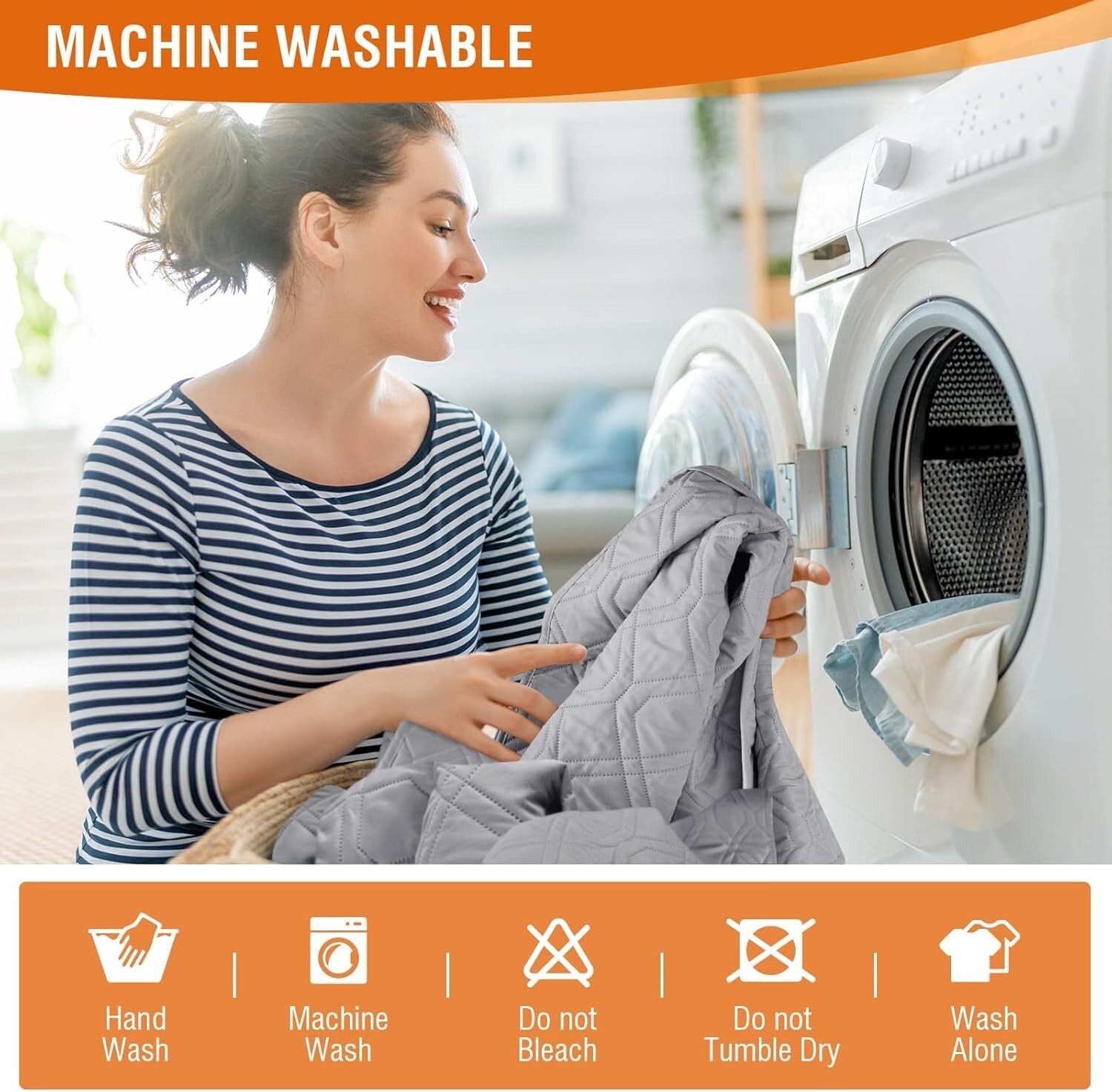 Slip-Resistant Two-Seater Recliner Cover with Console & Side Pockets - Easy Care