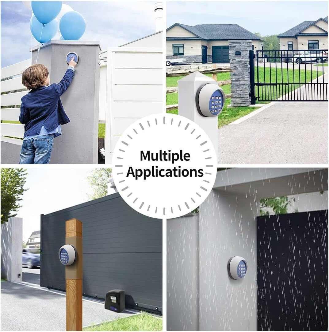 Advanced Code Technology Wireless Keypad - Enhance Security for Gates & Garages