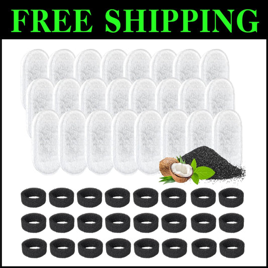 Triple Filtration Cat Water Fountain Filters - 24 Piece Pack for Pure Hydration