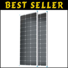 Load image into Gallery viewer, Compact and Lightweight 100W Solar Panel Set - Ideal for RV and Marine Use