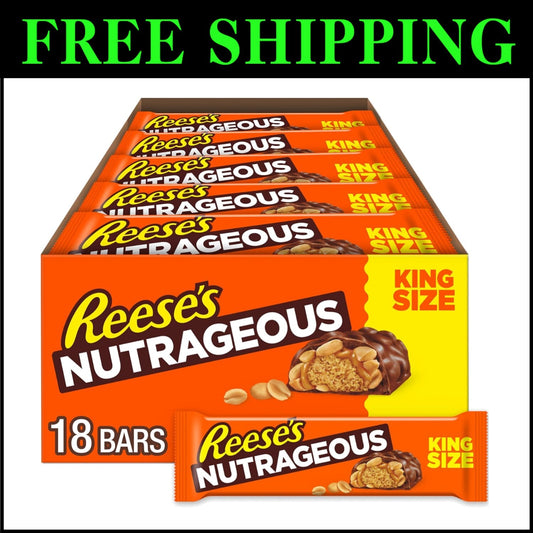 Individually Wrapped NUTRAGEOUS Peanut Butter Caramel Bars - 3.1 oz, 18 Pack