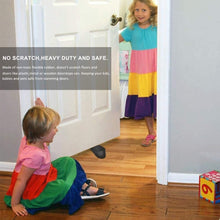 Load image into Gallery viewer, Heavy-Duty Rubber Door Stopper Wedge - Non-Scratching &amp; Versatile, 4 Pack