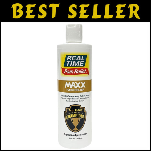 Premium 12 Oz Maxx Pain Relief Lotion - Effective Formula Made in the USA