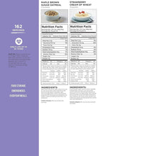 Load image into Gallery viewer, Nutritious 162 Serving Breakfast Emergency Food Supply - 30 Year Shelf Life