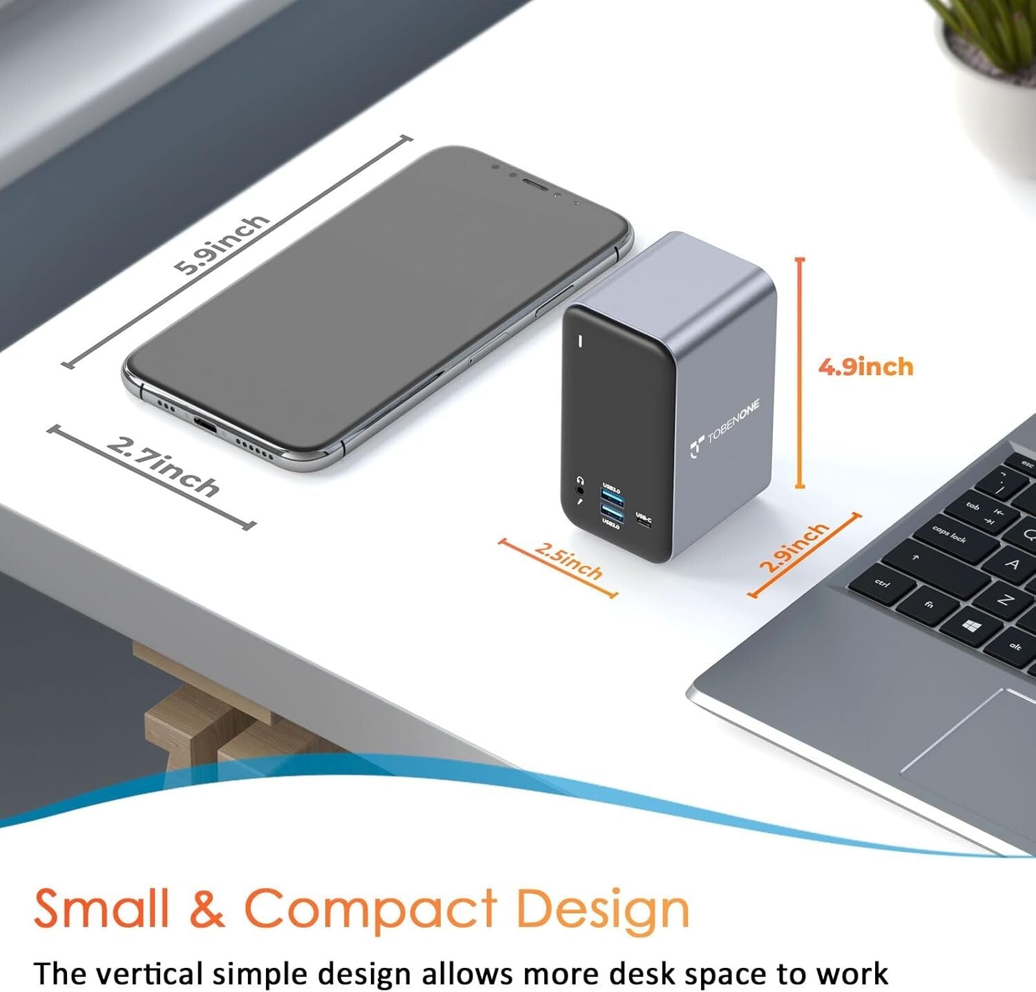 Super-Speed Dual HDMI USB C Dock for MacBook Pro – Enhanced Productivity Hub