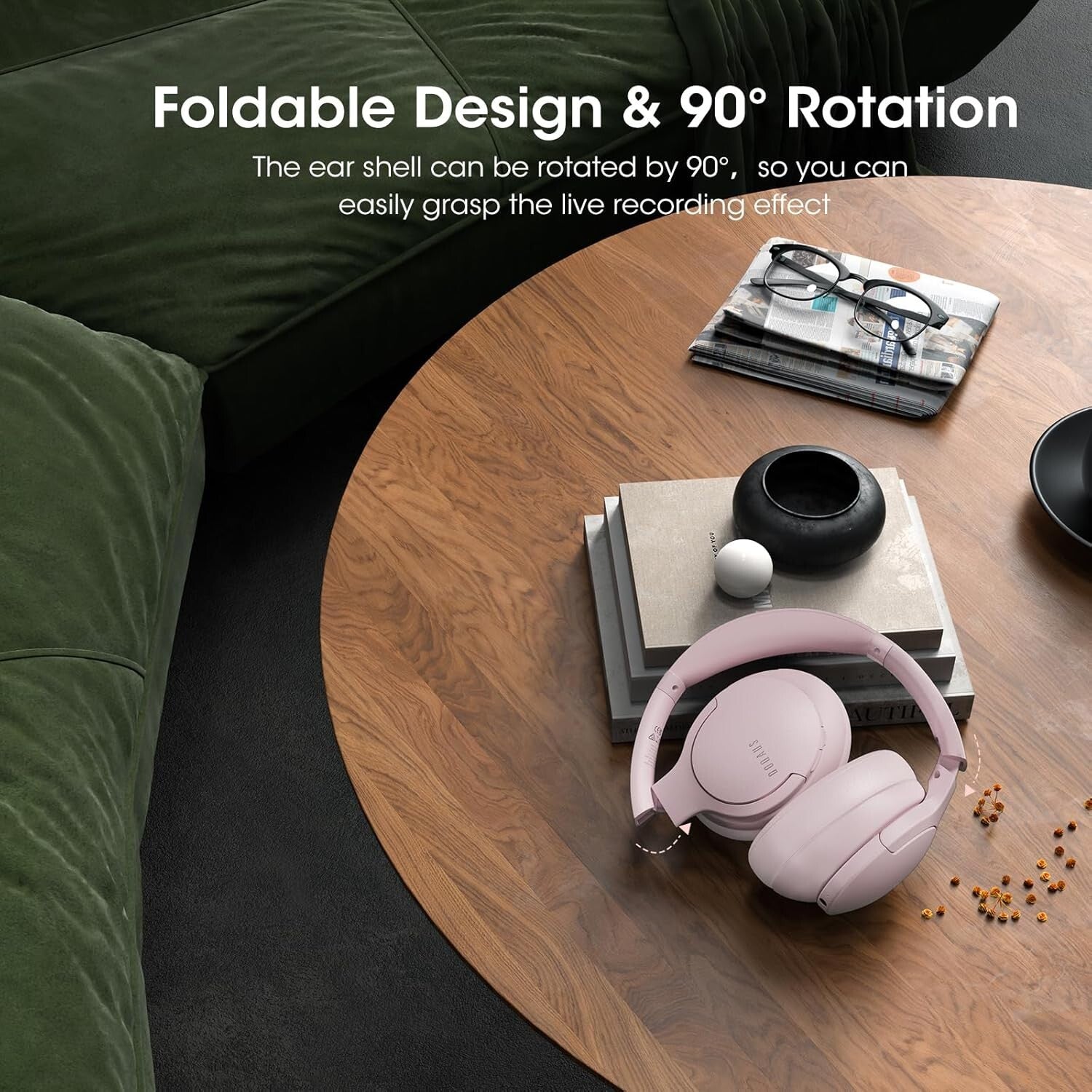 Comfortable Over Ear Bluetooth Headphones with Long Playtime – Ideal for Gym