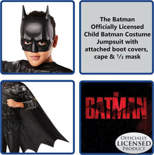 Load image into Gallery viewer, Children's Small DC Batman Costume with Detachable Cape - Superhero Adventure