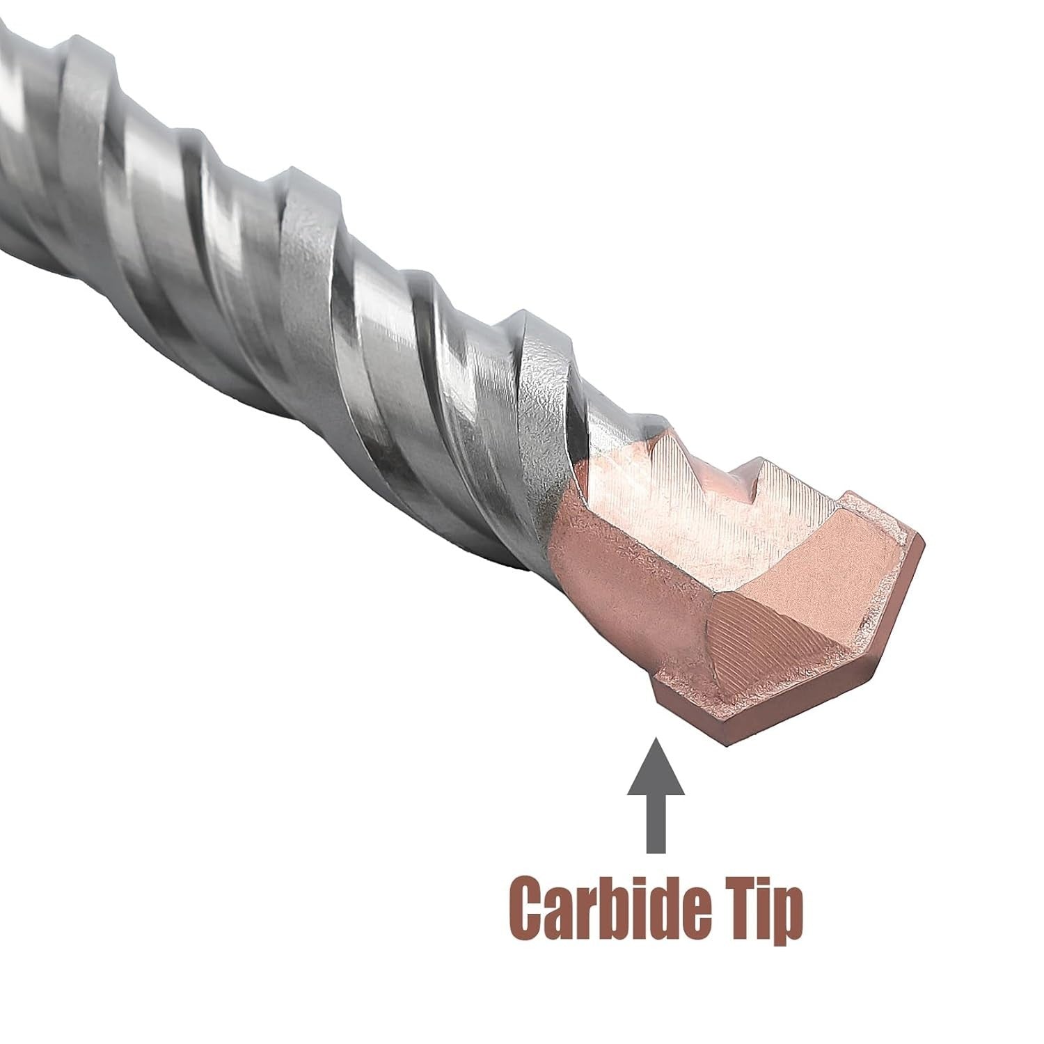 Alloy Steel 1-9/16 x 18 Inch Drill Bit with Carbide Tip for Concrete Work