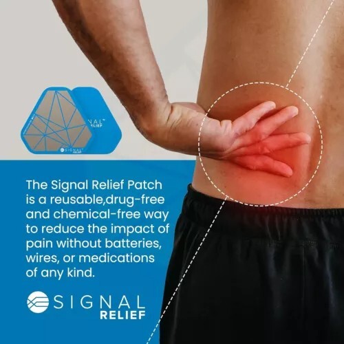 Signal Technology Pain Relief Patches - Durable Back & Leg Relief Bundled 2-Pack
