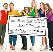 Load image into Gallery viewer, Reusable Dry Erase Big Check - Ideal for Charity, Contests &amp; Presentations