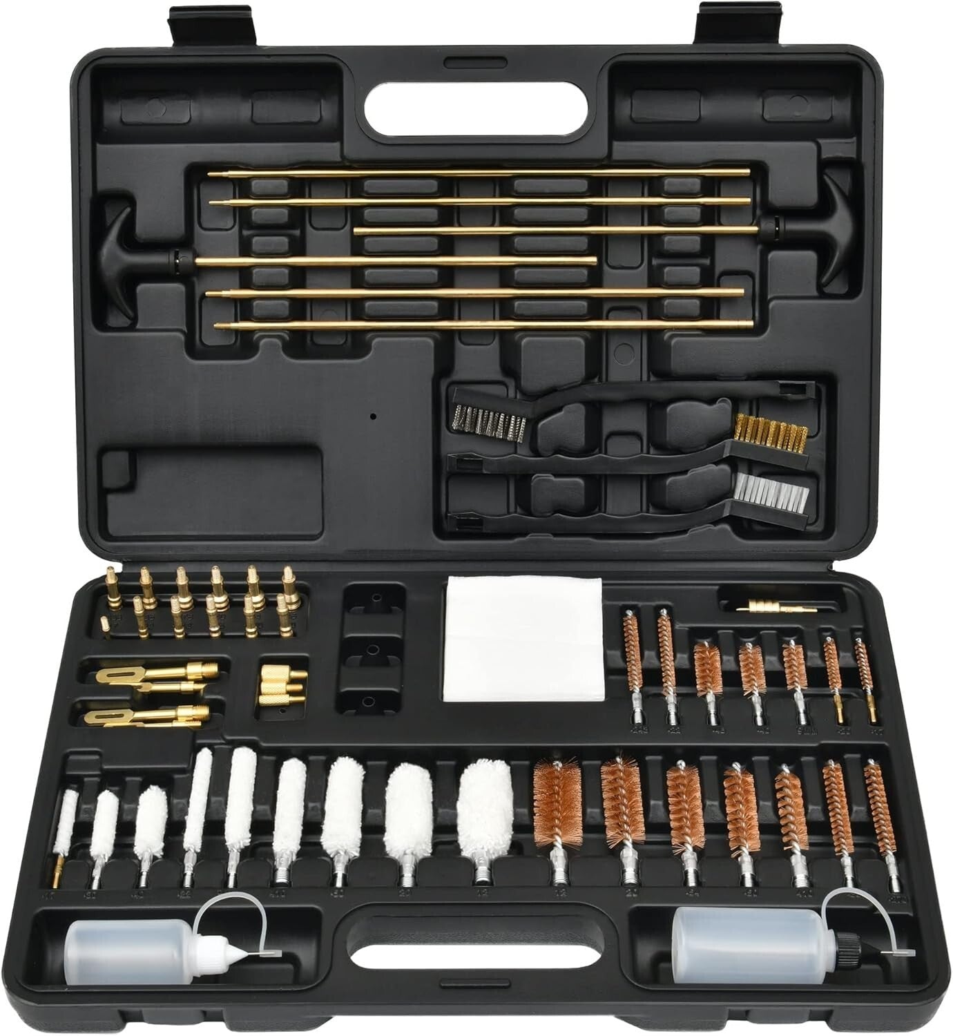 Efficient Gun Cleaning Kit with Sturdy Carry Case - Perfect for Any Gun Owner