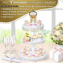 Load image into Gallery viewer, Premium 3-Tier Tray with Interchangeable Handles – Perfect for Entertaining