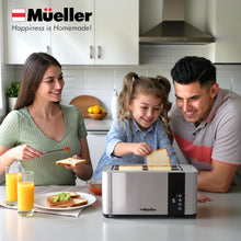 Load image into Gallery viewer, UltraToast 4-Slice Stainless Steel Toaster with Extra-Wide Slots &amp; LED Display
