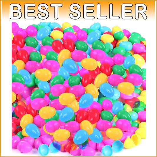 Party-Ready 2000 Pcs Plastic Easter Eggs - Ideal for Hunts and Basket Stuffers