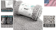Load image into Gallery viewer, Heavy-Duty Waterproof Cat Litter Mat - Non-Slip &amp; Easy to Clean Absorbent Pad