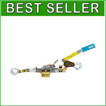 Load image into Gallery viewer, USA Made 2 Ton Pow'R Pull Cable Winch with Comfortable Grip &amp; Heavy Duty Hooks