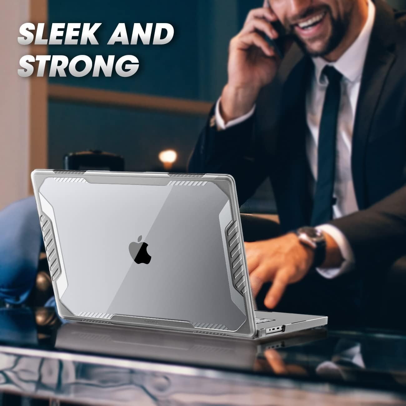 Protective Hard Case for MacBook Pro 14-inch, Light & Durable - Clear Finish