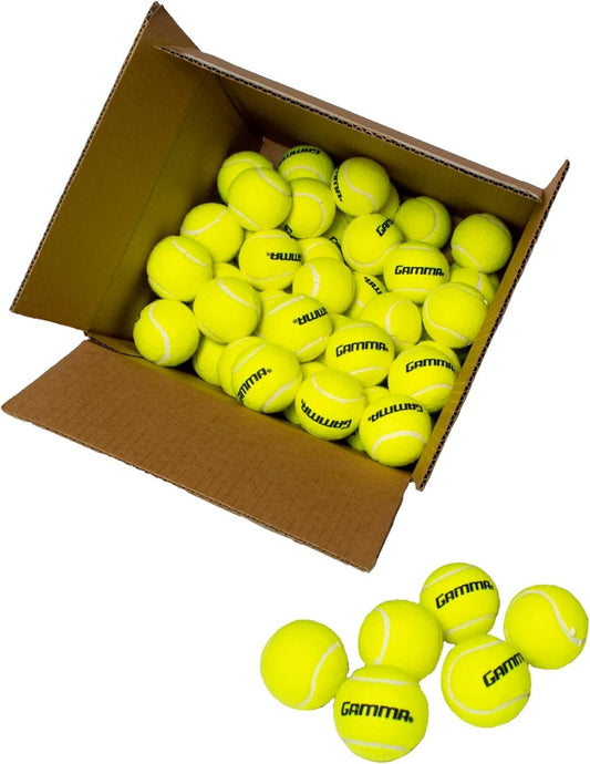 75 Tennis Balls - Lightweight Pressureless Balls for Training, Practice, & Pets