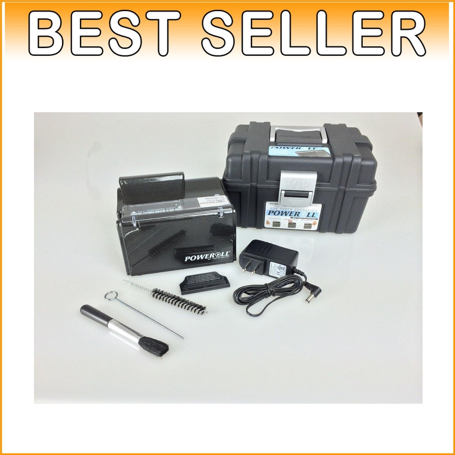 PowerRoll King Electric Cigarette Machine - Automatic Rolling Ease