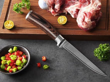 Load image into Gallery viewer, Forged 5.7-Inch Meat Cleaver Knife with Elegant Pakkawood Handle – Gift Boxed