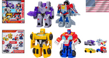 Load image into Gallery viewer, Autobot &amp; Decepticon Heroes vs Villains 4-Pack Robot Action Figures for Kids