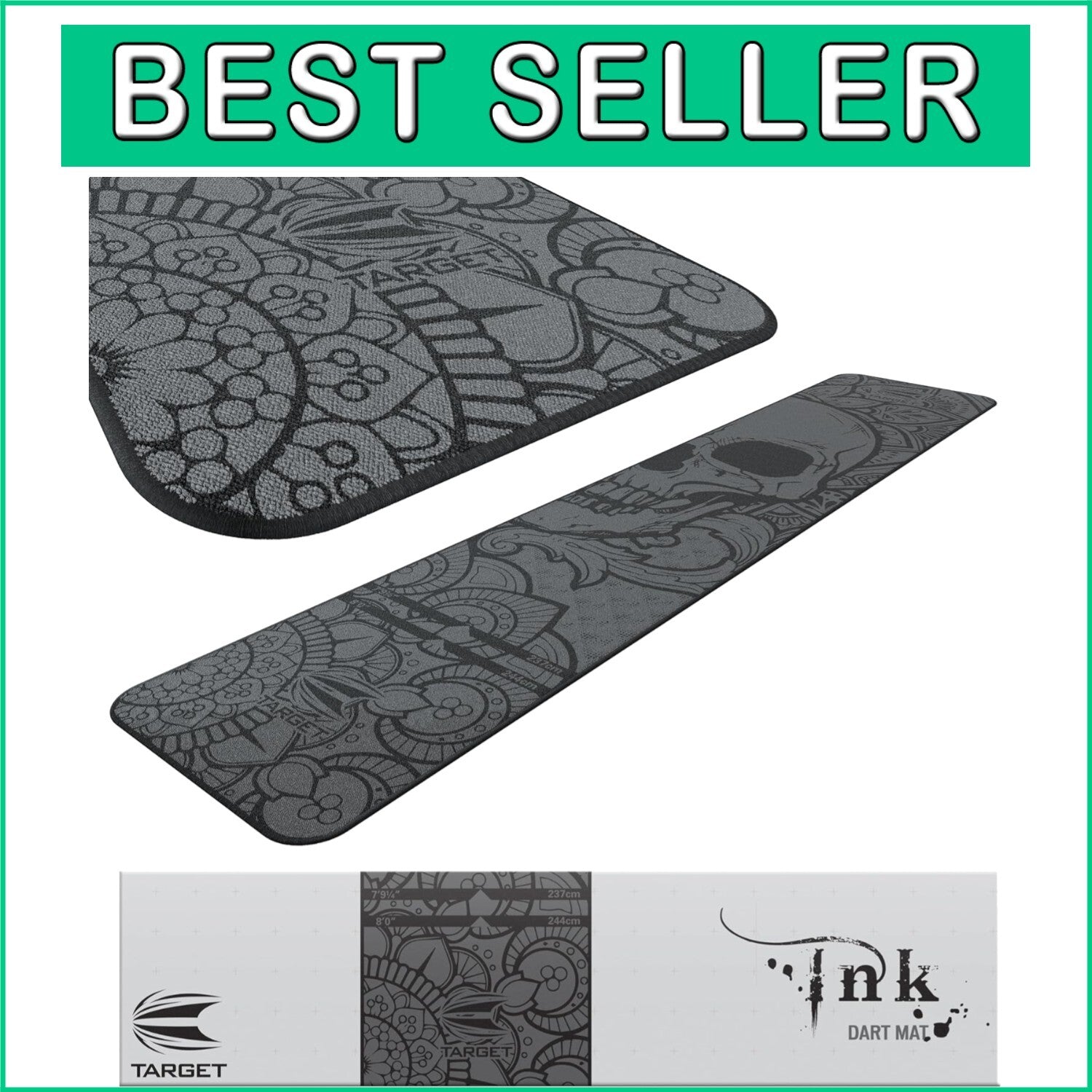 Lightweight Darts Mat with World Champion Design - Ideal Gift for Enthusiasts