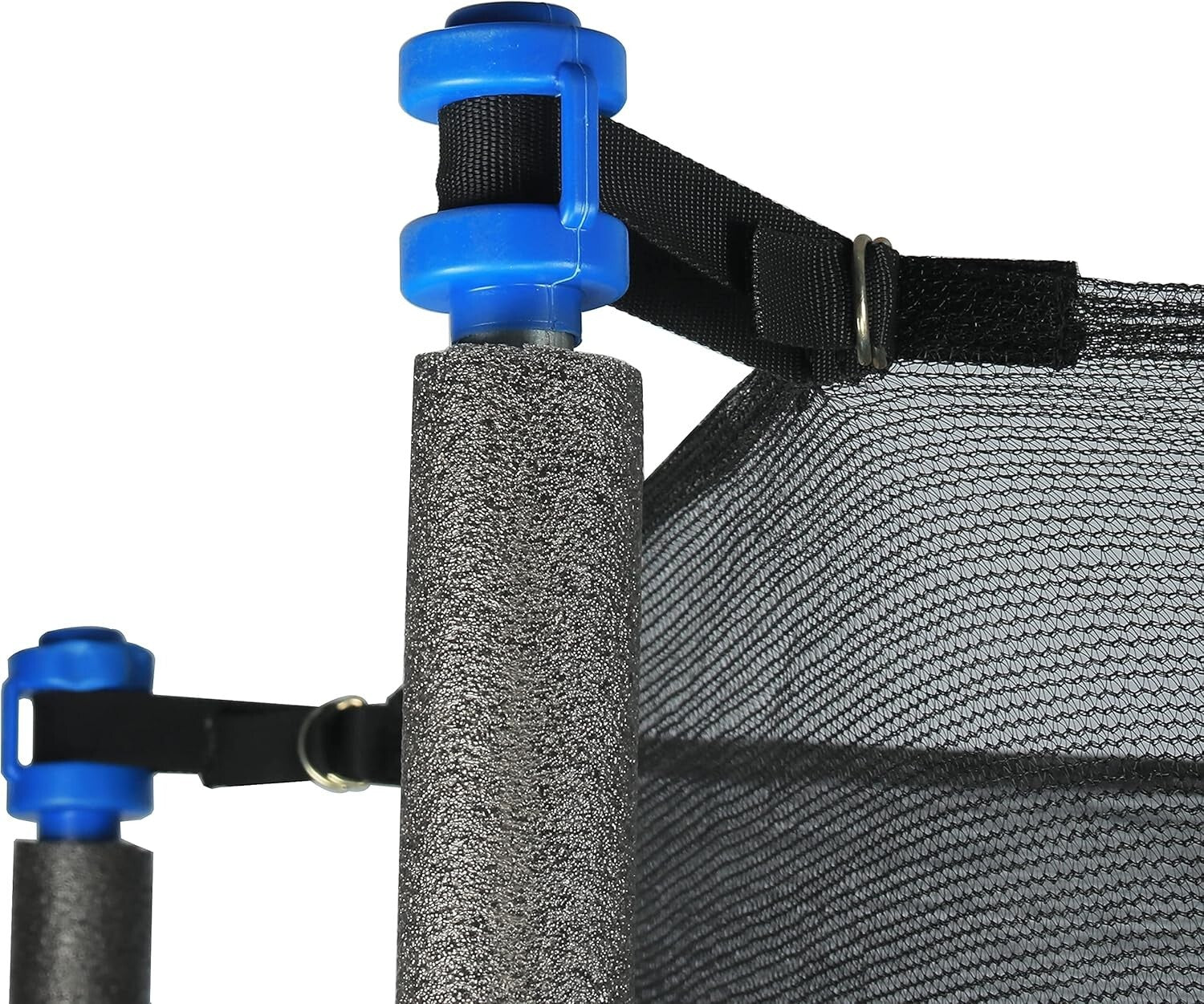 15ft Trampoline Safety Enclosure Net for 6 Straight Poles - Durable & Secure
