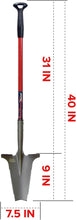 Load image into Gallery viewer, Compact Root Slayer Nomad - Lightweight Red Gardening Tool with Inverted V Blade