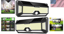 Load image into Gallery viewer, 268 LED Super Bright Solar Motion Sensor Lights - 4000 Lumen Security Floodlight