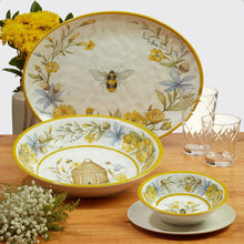 Load image into Gallery viewer, Charming Bee &amp; Floral 12-Piece Melamine Set for Spring &amp; Summer Entertaining