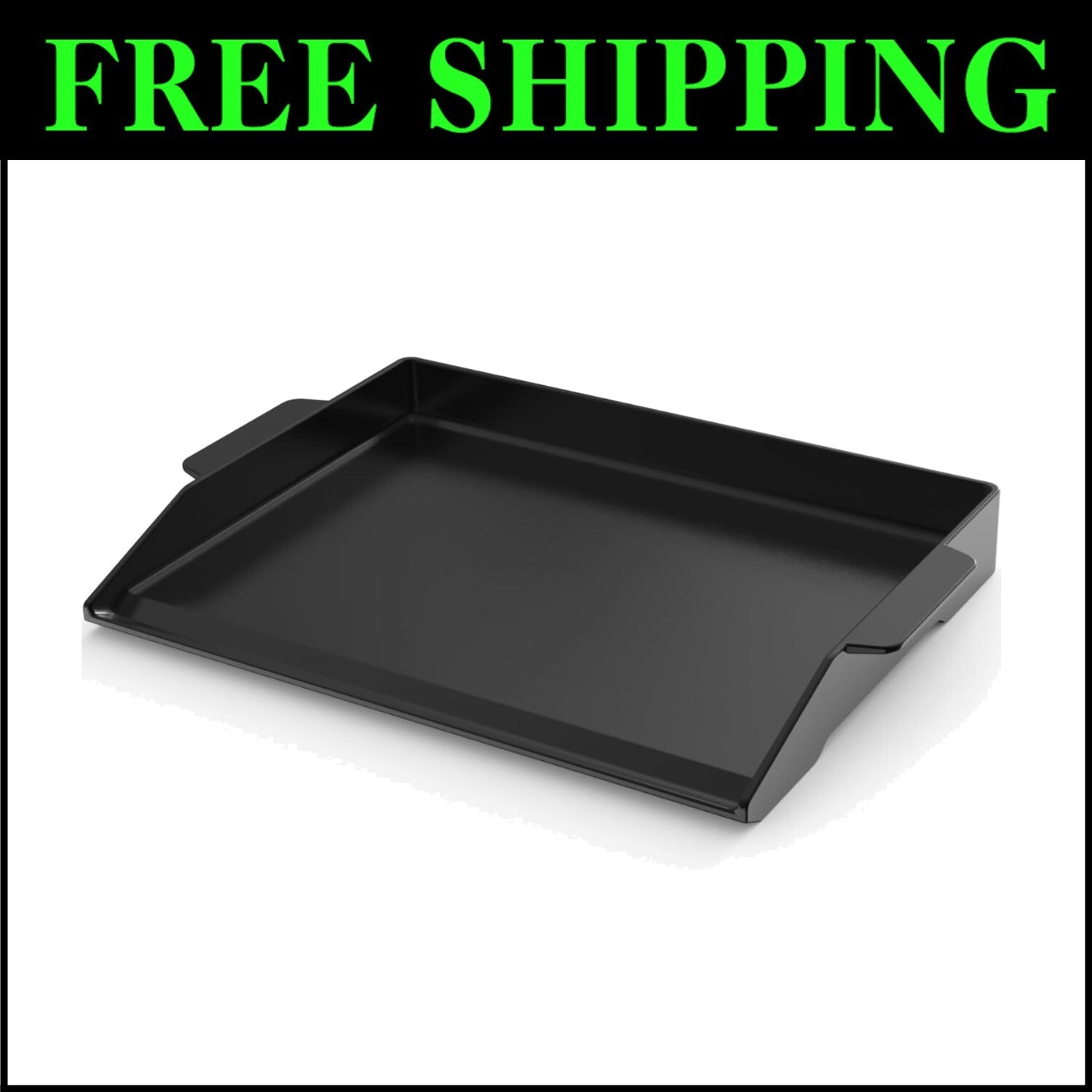 Onlyfire Universal 23''x16'' Cast Iron Nonstick Griddle with High Sidewalls