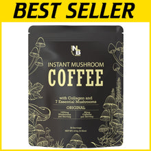 Load image into Gallery viewer, Nourishing Organic Mushroom Coffee with Collagen - 30 Servings of Pure Bliss