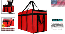 Load image into Gallery viewer, Heavy-Duty 4-Pack Insulated Food Delivery Bags: Secure &amp; Eco-Friendly Solution