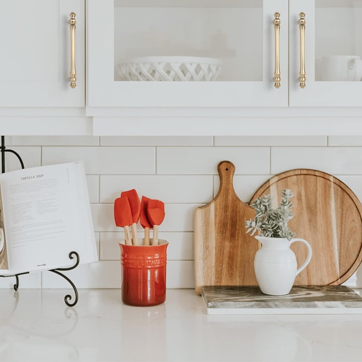 Durable 30-Pack 5-Inch Brushed Brass Pulls - Perfect for Cabinets & Drawers