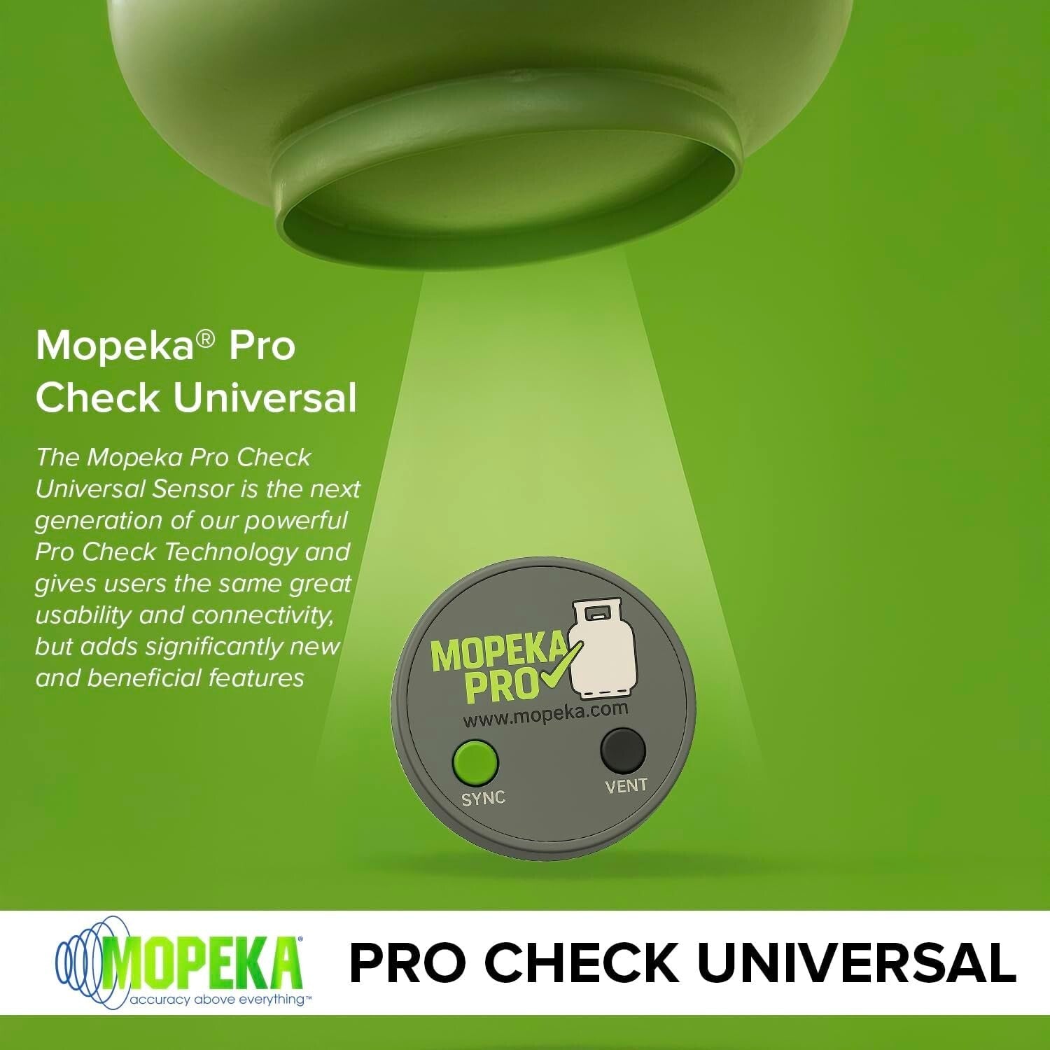 Advanced Ultrasonic Propane Tank Indicator with App - Precise and Convenient