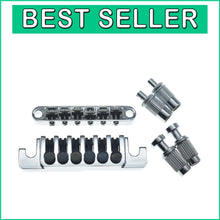 Load image into Gallery viewer, Premium Tune-O-Matic Bridge with Roller Saddles &amp; TP-6 Tailpiece for Epiphone