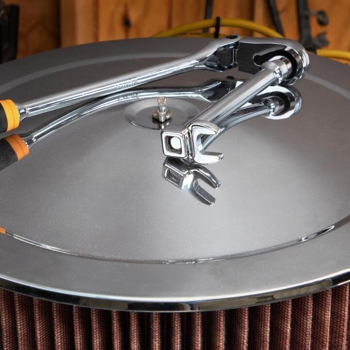 Durable 11-Piece SAE Crowfoot Wrench Set - Polished Chrome for Mechanics