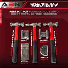 Load image into Gallery viewer, Professional Auto Body Repair Tool Set - 7-Piece Kit for Sheet Metal Fixes