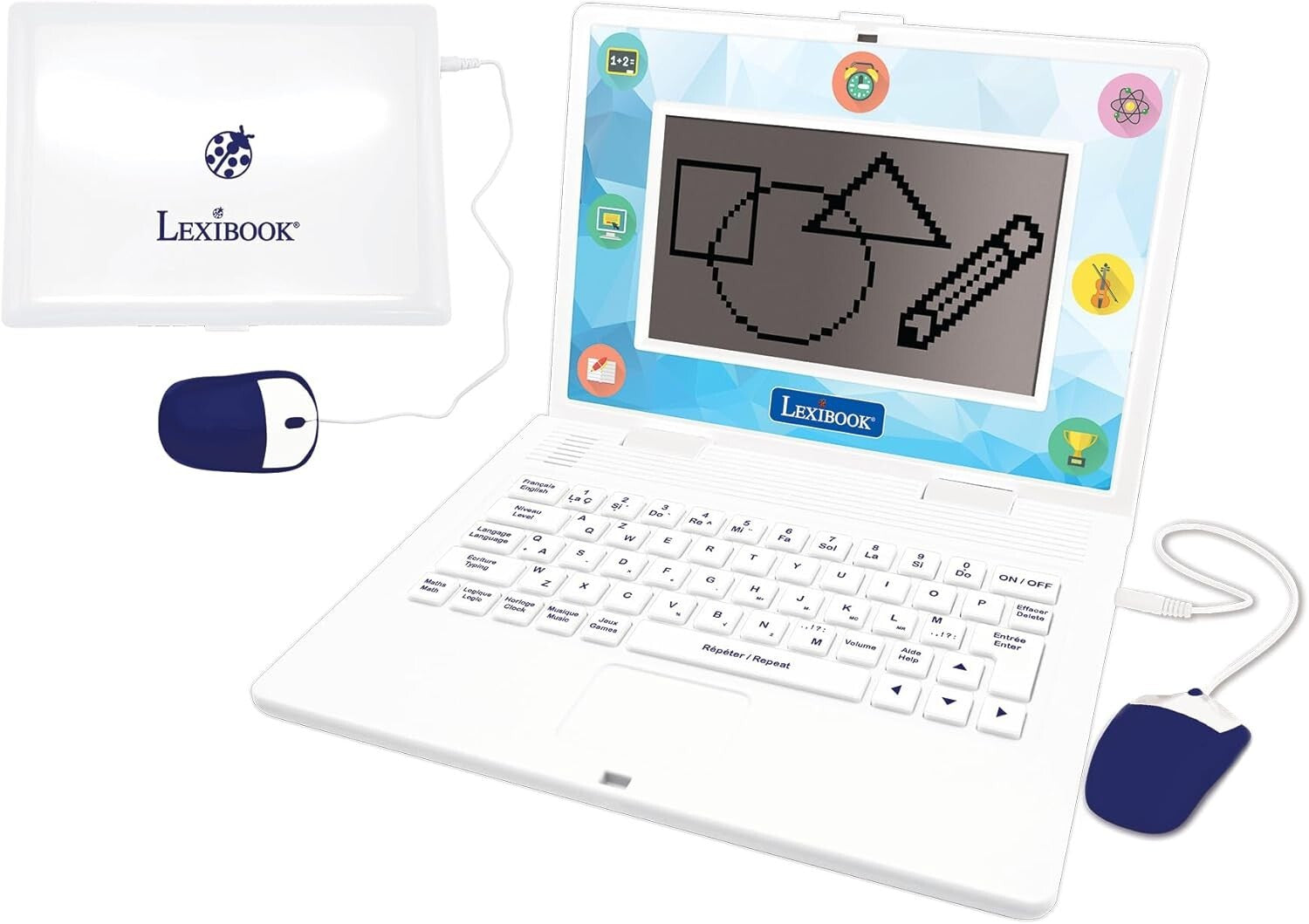 Interactive English/Spanish Learning Laptop for Kids - 170 Fun Educational Games