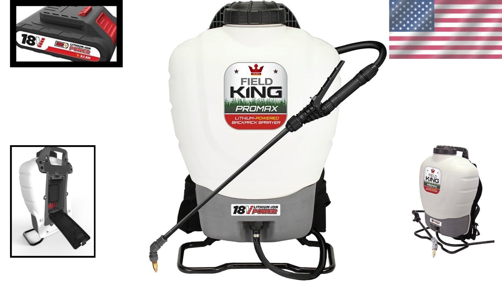 Durable 4-Gallon Chemical Sprayer - Ergonomic, Battery-Powered Convenience
