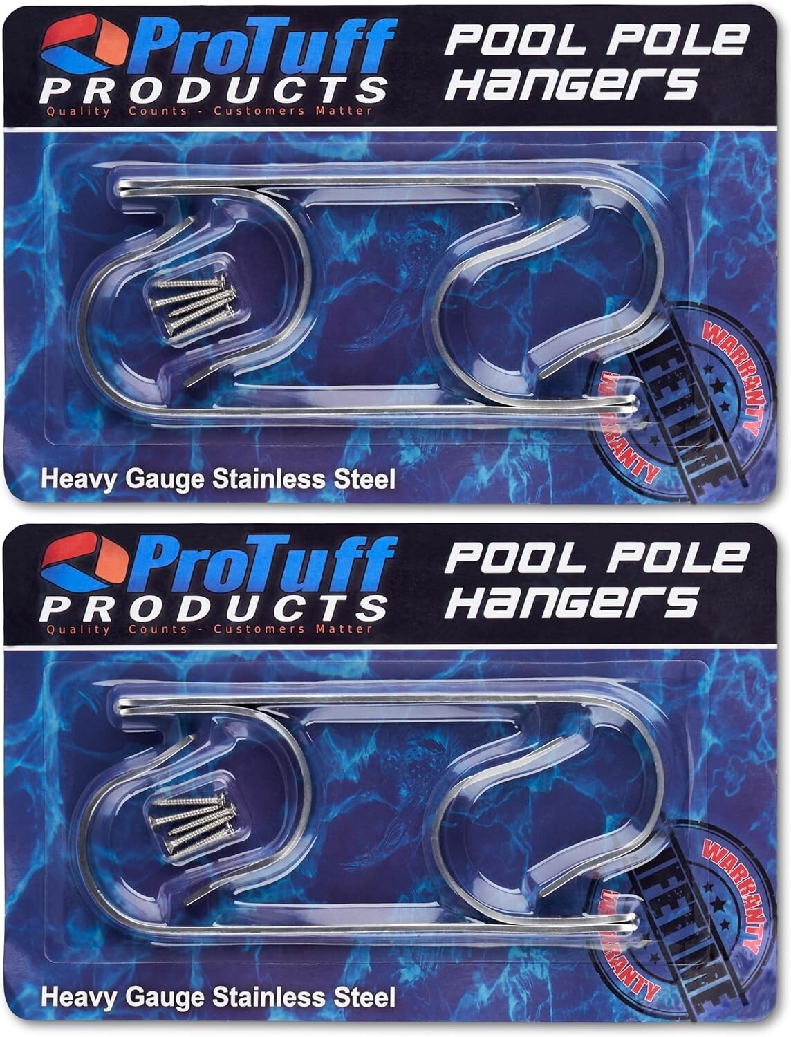 Ultimate Pool Storage Solution – 4 Stainless Steel Hooks for Easy Mounting