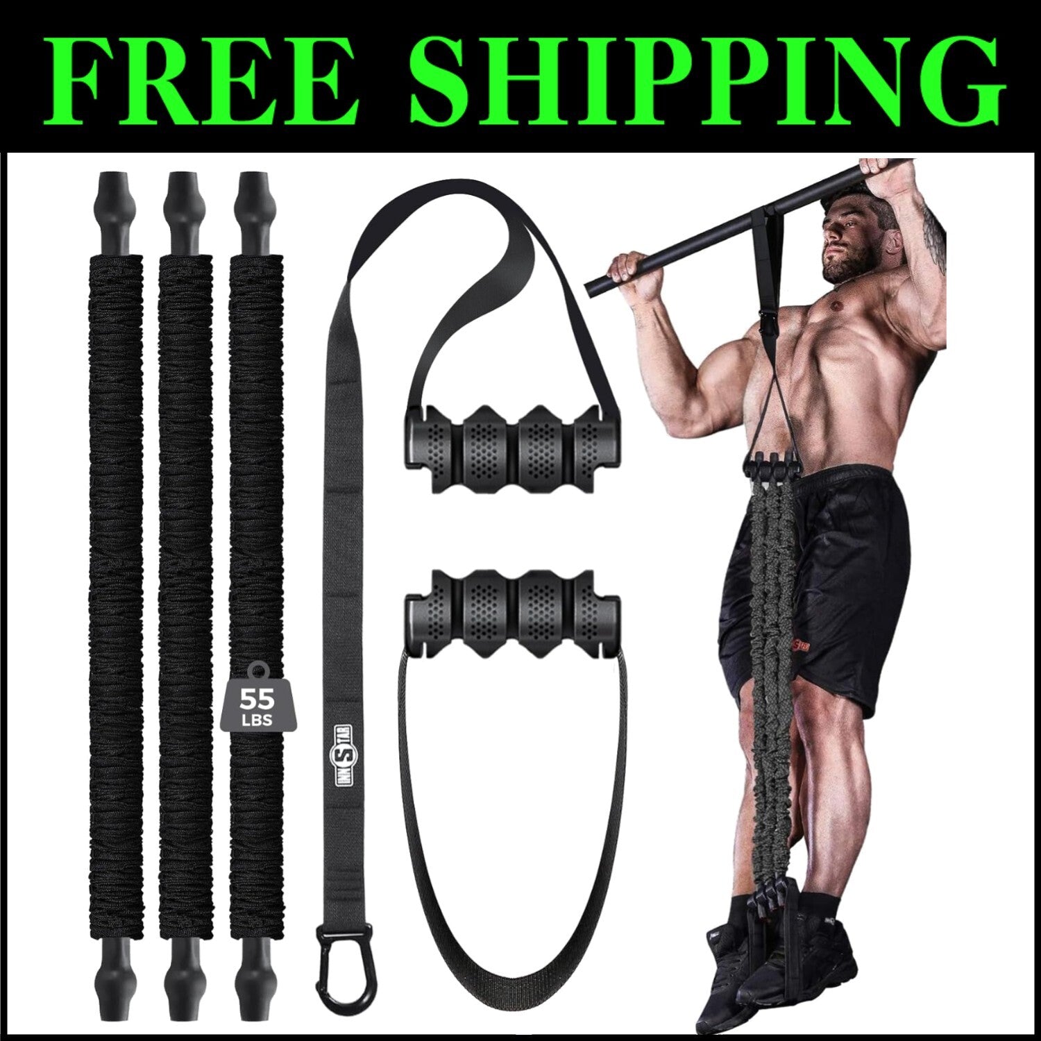 Professional Adjustable Strength Bands for Pull-Ups – Ultimate Fitness Tool