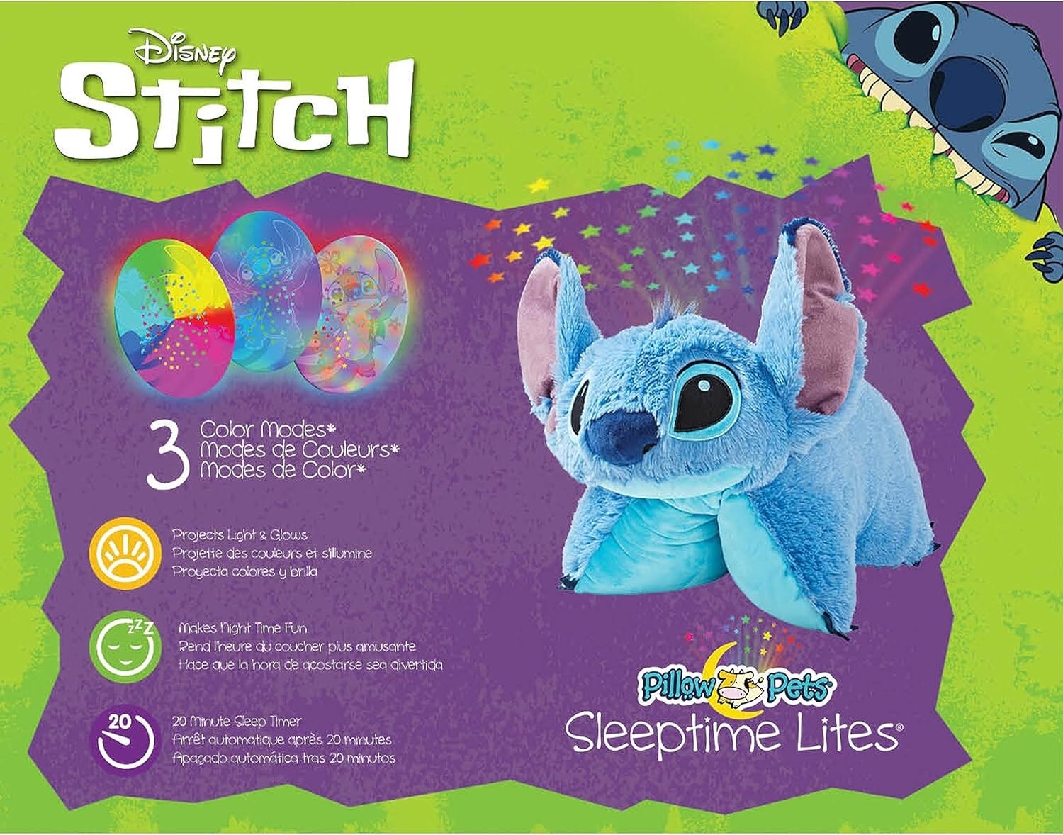 Stitch Plush Animal Nightlight Projector - Ideal Travel Companion for Kids