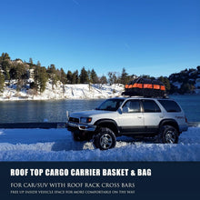 Load image into Gallery viewer, Heavy-Duty Roof Rack Carrier 65” x 39” with Cargo Net &amp; 200 lbs Load Capacity