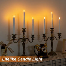 Load image into Gallery viewer, Battery Operated Flameless Candles - 24 Pcs with Remote, Flickering Light Design