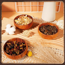 Load image into Gallery viewer, Versatile Acacia Wooden Bowls - Set of 10 Hand-Carved 4 Inch Dipping Trays
