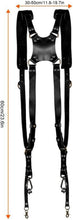 Load image into Gallery viewer, Premium Leather Double Camera Strap with Soft Padding for Ultimate Comfort
