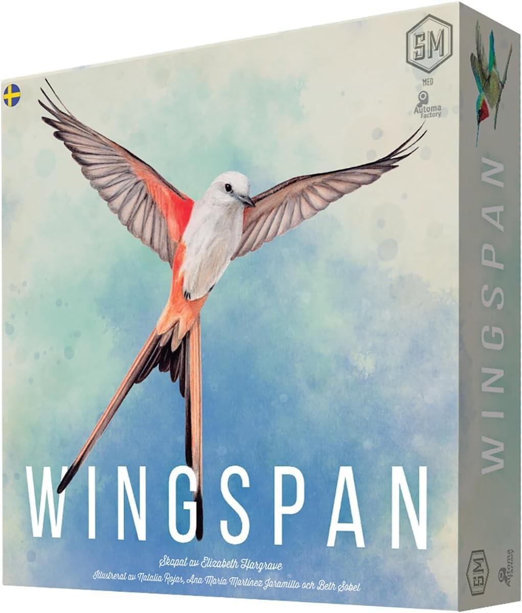 Wingspan Board Game - Beautifully Illustrated Strategy for Bird Lovers (14+)